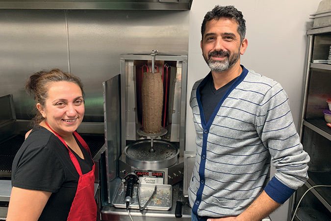 Sengul and Bulent Yaman love introducing new customers to their Turkish cuisine.