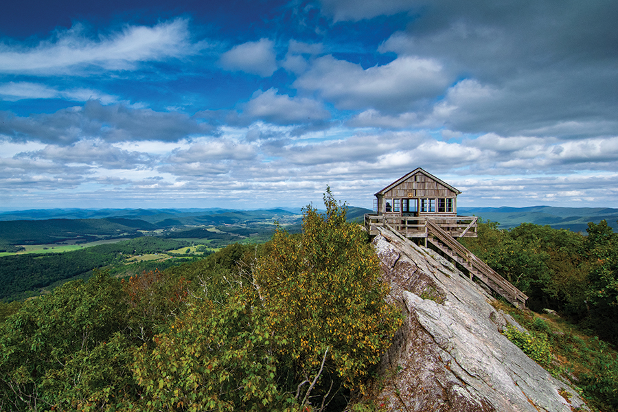 The observatory functions after rain and fog lift.