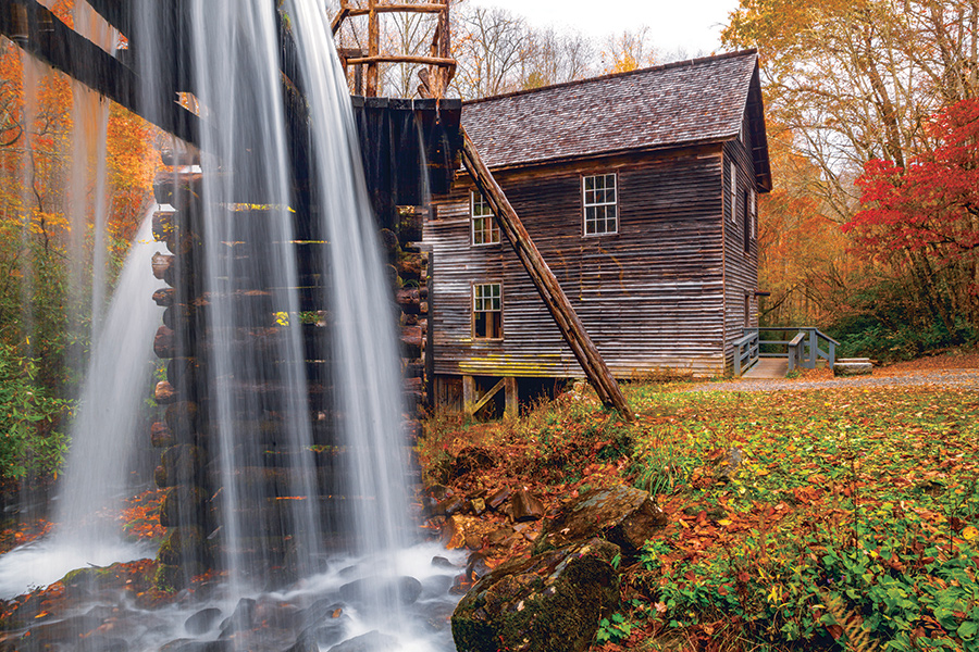 Mingus Mill is a must-visit along North Carolina’s Newfound Gap Road Byway.