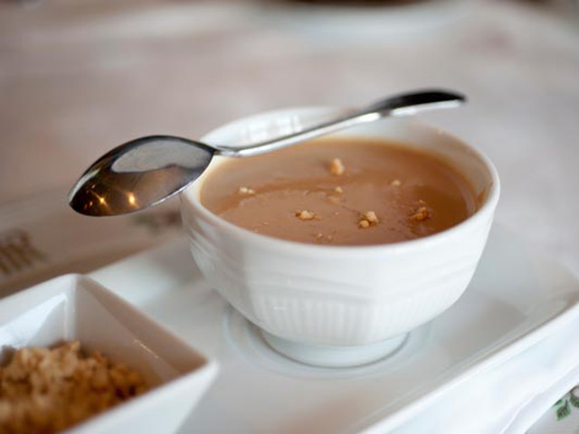 The tradition of peanut soup at Hotel Roanoke goes back to 1940.