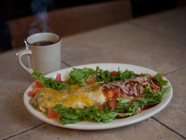 Tuggles Gap's classic breakfast burrito.