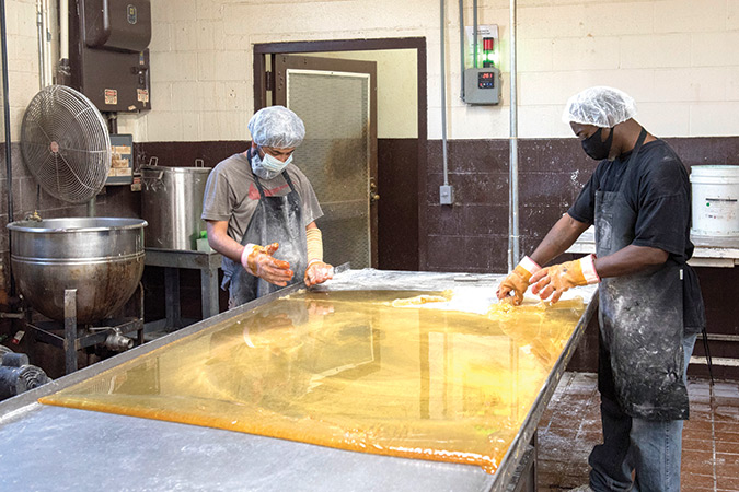 Helms Candy has been in the candy-making business since 1909.