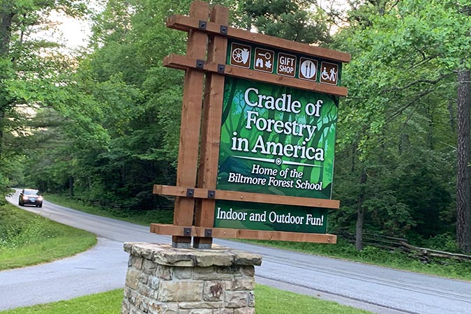 Our stop in Asheville concluded with the Blue Ghost Tour at the Cradle of Forestry in America.