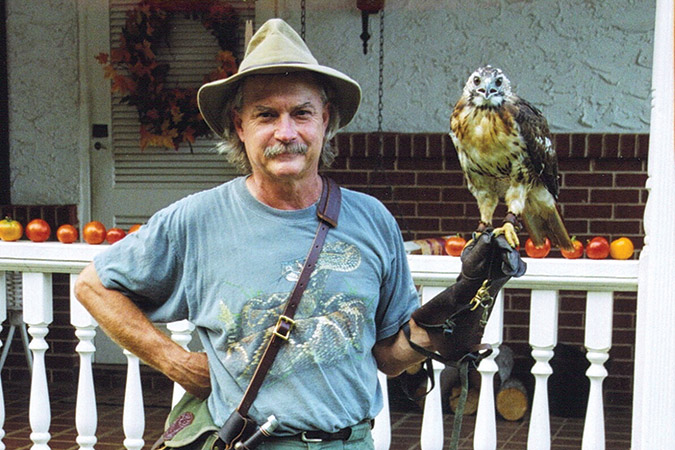 Steve Duncan and Nikki the Hawk were companions for more than two years.