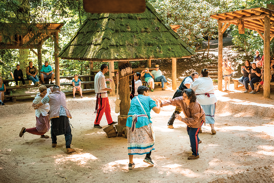Oconaluftee Village in Cherokee, North Carolina, offers performances and much more.