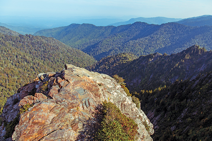 Charlies Bunion is an Appalachian Trail destination day hike of about 8 miles out and back.