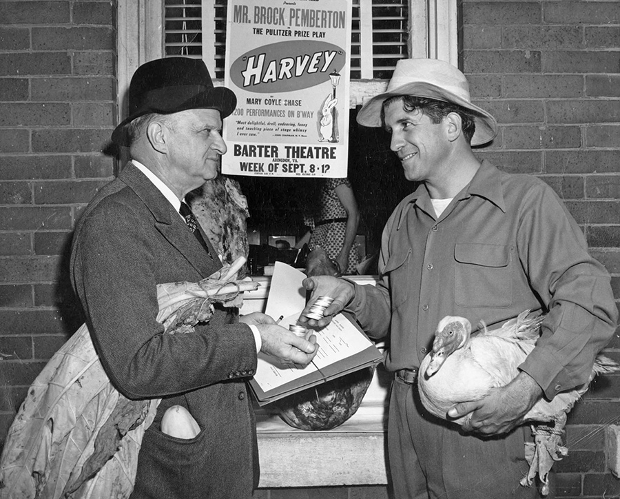 Founding director Robert Porterfield established Barter in 1933 with admission being 40 cents or an equivalent amount of produce.