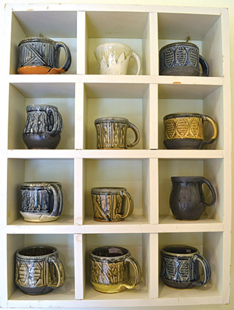 Guzovsky has chosen to focus his talents in stoneware.