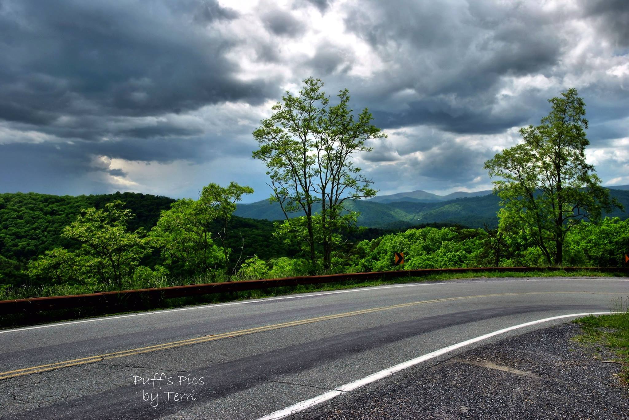 Storm moving across the mountains.
Taken from Shenandoah Mountain in Highland Co.
By Terri Puffenbarger