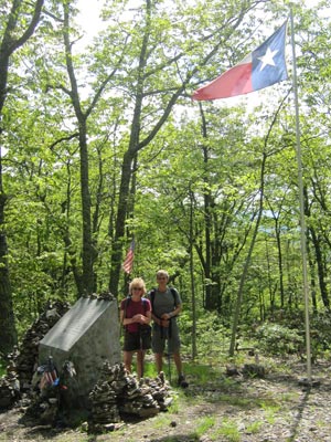 Every time we visit the Audie Murphy Memorial, the rock kairns are bigger and taller.