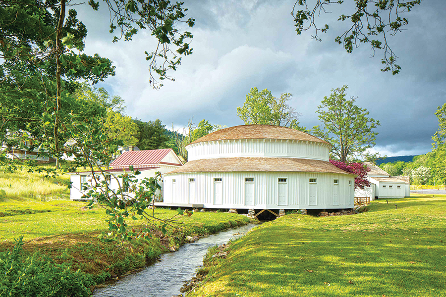 Hot Springs, Bath County, Virginia, has recently been restored.
