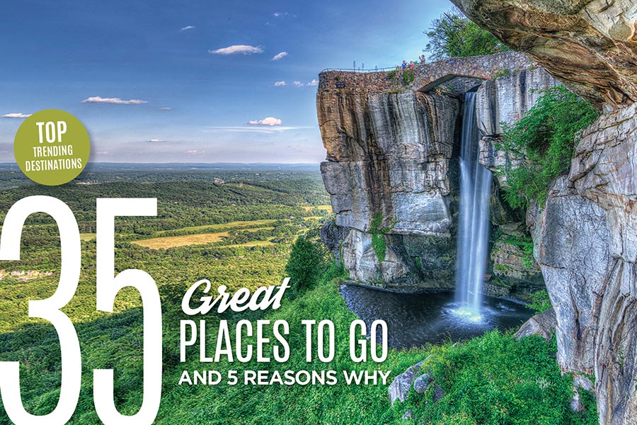 Rock City’s Lovers Leap is one of five things not to miss in Walker County, Georgia.