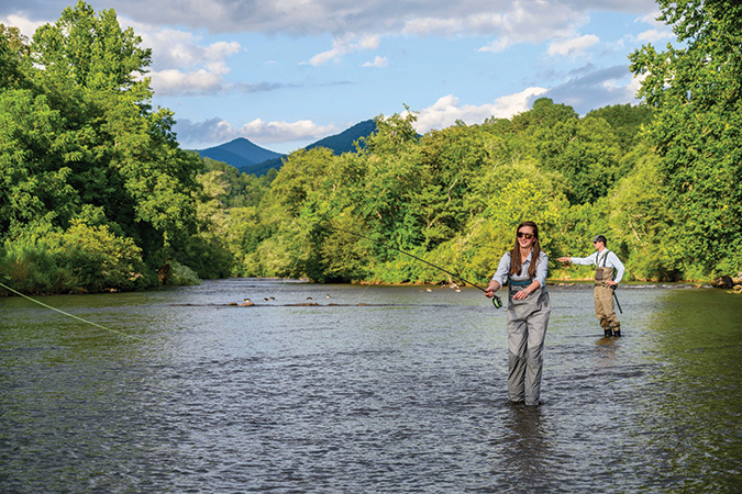 The Tuckasegee River of North Carolina has its headwaters on 10,000 acres of public lands.