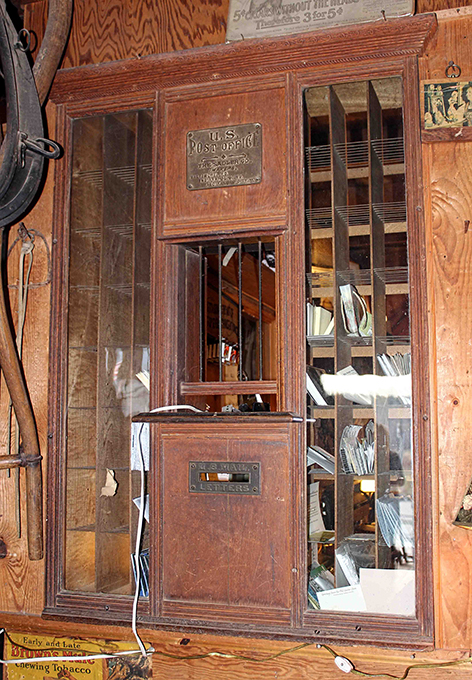 The boxes of the old post office.