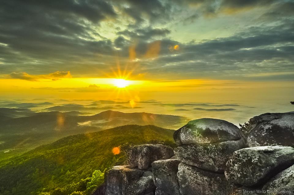 Sunrise at Shenandoah National Park, because Virginia is for Lovers.