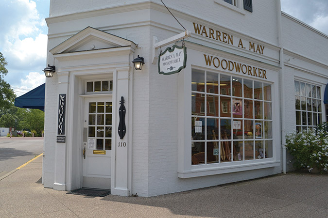 May has a storefront in Berea, Kentucky.