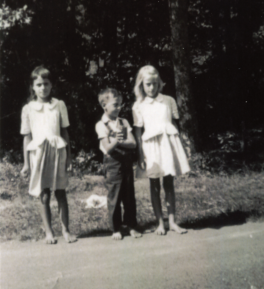 Shirley, John and Janet Golding sold chinquapins on the Blue Ridge Parkway approximately 65 years before they gathered at the Rocky Knob Visitor sign memorializing their mother as “a queen on her throne.”