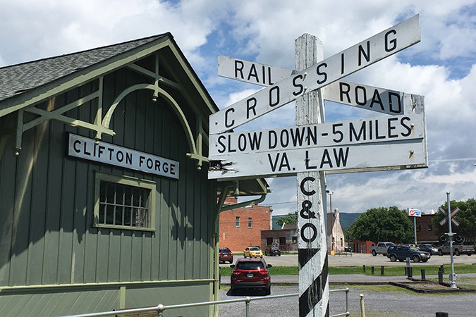 The C&O Heritage Center is a replica of the 1892 Clifton Forge Station.