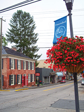 Downtown Lewisburg is known for its flowers and other aesthetic touches.