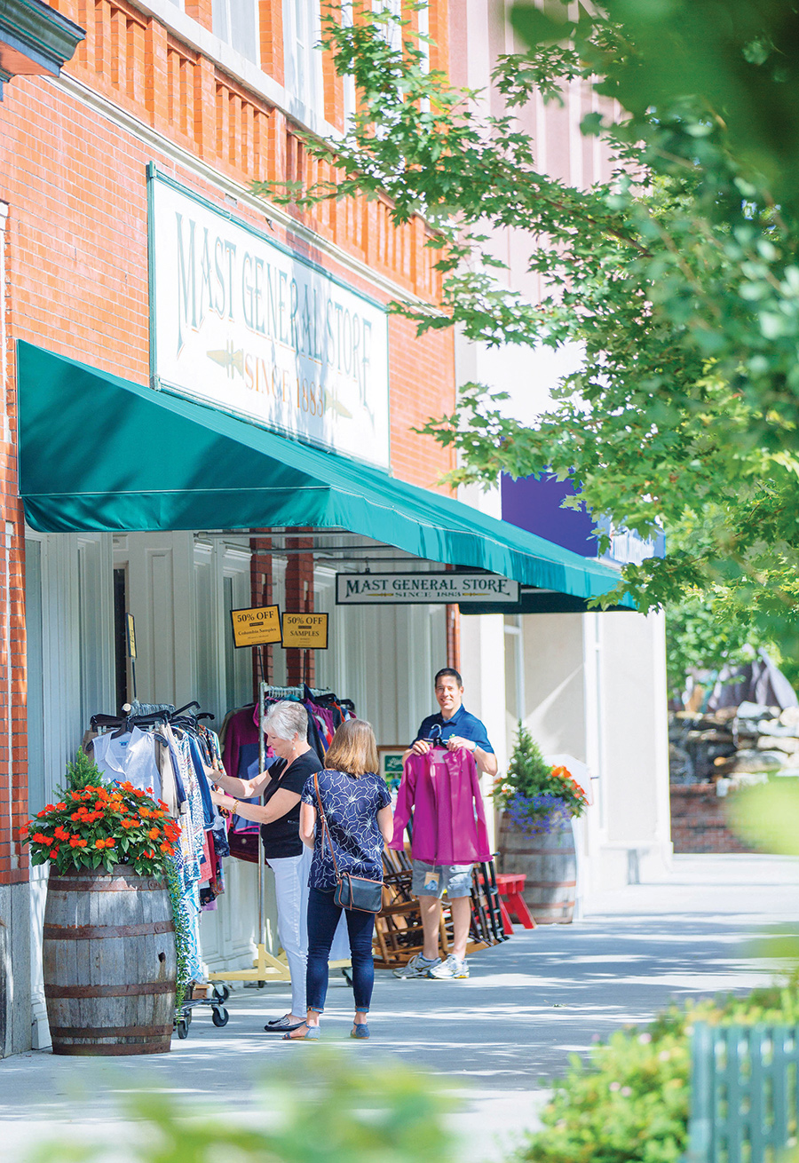 Mast General Store in Hendersonville, North Carolina.