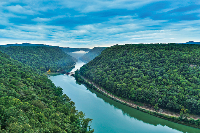 The New River and Fayetteville, West Virginia go together like peanut butter and jelly.