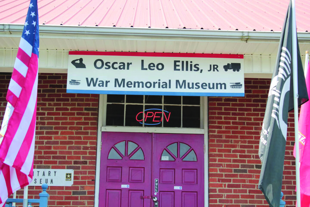 The oldest item on display at the Oscar Leo Ellis, Jr. War Memorial Museum in Trenton, Georgia, is a drum from the Revolutionary War.