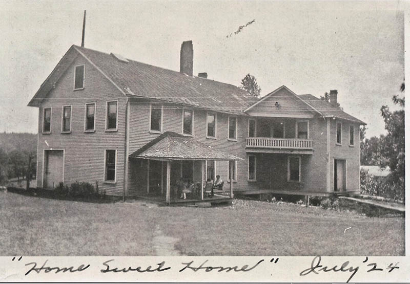 The Smith House as it looked in the summer of 1924, two years after it opened.