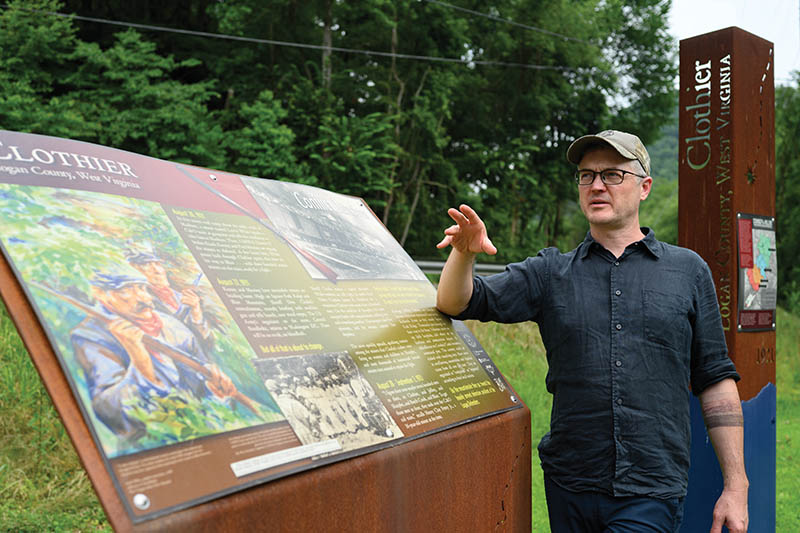 Shaun Slifer serves as creative director of the Mine Wars Museum and lead designer for the latest phase of the Courage in the Hollers project.
