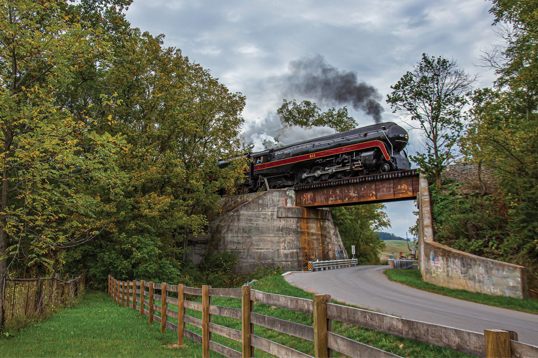 Built in Roanoke, Virginia, in the 1950s, the “Queen of Steam” remains one of the nation’s most celebrated steam locomotives.
