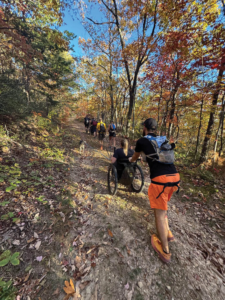 Carly Pearson: “You can go out on a greenway, but there’s something that draws you further into nature when you’re off the pavement and you’re on the trail and you can look up in the canopy of the forest.” ©Tim Lewis  |  kingofMcAfee.com
