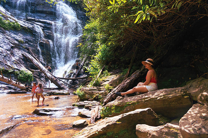 King Creek Falls is one of Oconee County, South Carolina’s best-known natural attractions.