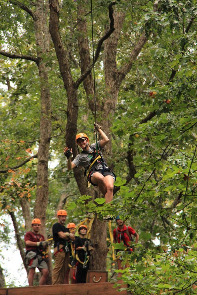 Ziplining with Wildwater