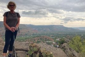 Gail stands atop Texas’s Palo Duro Canyon, October 4.