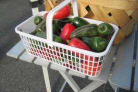 Jalapenos at a farmer’s market.