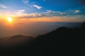 A brilliant fall red touches the trees in a state whose mountains and meadows are filled with history, the heritage of storytelling, the rattling echo of 19th-century stagecoaches, the vibrant activity of artists, the peace of farms hidden in hollows.