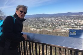 Kurt at Mill Mountain Overlook
