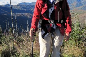 New York native Danny Bernstein (beginning a hike on Clingmans Dome): "No matter what I sound like, I'm from Western North Carolina."