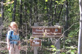 Gail naps very briefly nearly that start/end-point of the trail.