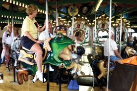 The new Kingsport, TN carousel took about 60,000 man-hours to create, involving more than 300 volunteers.
