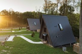 At Coopers Rock State Forest, new Stargazer cabins invite guests to look up through skylights and telescopes.