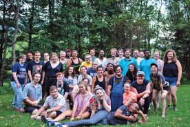 STAY has recently hired Mekyah Davis (far right in second row from back, in turquoise shirt) as a co-coordinator working to include Black people in the Appalachian narrative.
