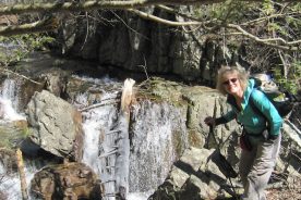 Parts of the trail were freeeezy.