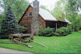 Mountain Springs Cabins in Asheville, N.C., offers 13 cabins, including this one, which is named Duck Tavern.