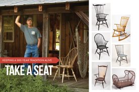 Curtis Buchanan got a call from Monticello in 1987, asking him to submit information about his chairs. He drove there from East Tennessee the next morning and sold two chairs.