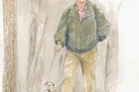 In addition to being the Southern mountains’ trail measurer extraordinaire, Allen de Hart in 1957 founded what Louisburg College now calls the Allen de Hart Concert Series.