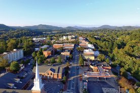 Downtown Waynesville’s Main Street is a blend of shoppers, diners, sightseers and welcoming shopkeepers.