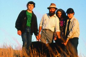 A family in 1988. From left: Galen, Luke, Anita, and Aaron Staengl (from this magazine’s inaugural issue).