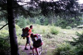 Matthew and Lily on Dolly Sods, August, 2014