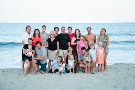 This assemblage of pretty people at Kure Beach limited our hiking for the July 16-22 week to a series of pretty short beach walks.