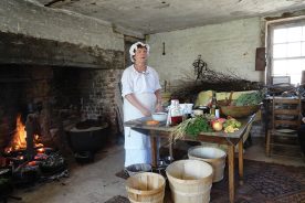 Interpreters show what 19th century life was like on the Pharsalia plantation.